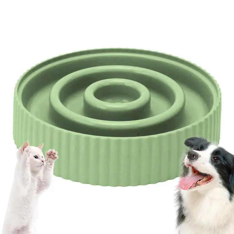 Pet Slower Feeder Anti Gulping Bloat Stop Food Eating Puzzle Bowl Pet Slow Food Bowls For Pets Of All Sizes Dog Slow Feeders For