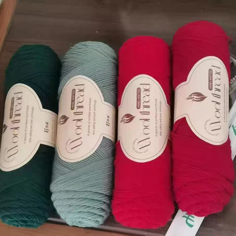 100g Dopamine Medium Coarse Yarn,Hand Woven Sweater,Scarf,Coat,Hat,Hand Woven Premium Wool DIY Knitting&Crocheting