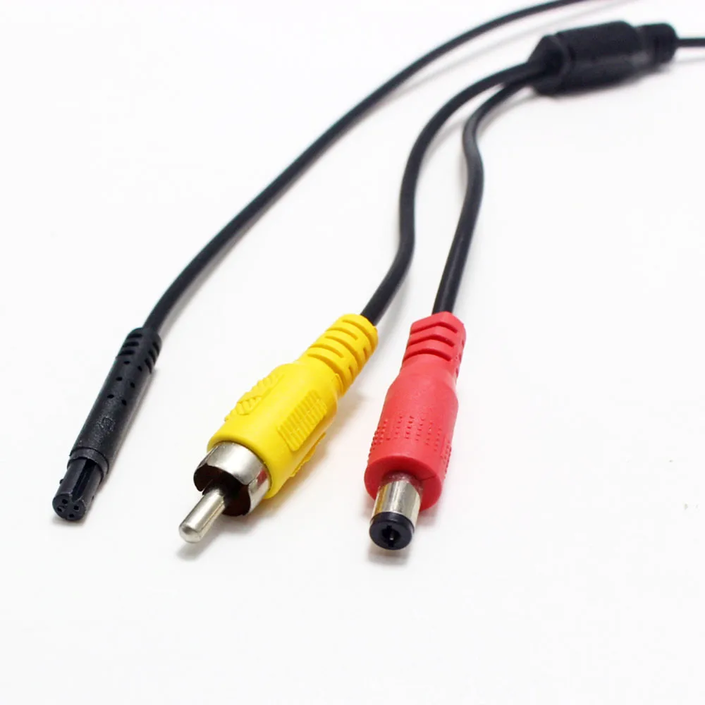 1Pcs 4 Pin Female To Video Power Male For Streaming Recorder Reverse Image Rear View Camera Connection Cable