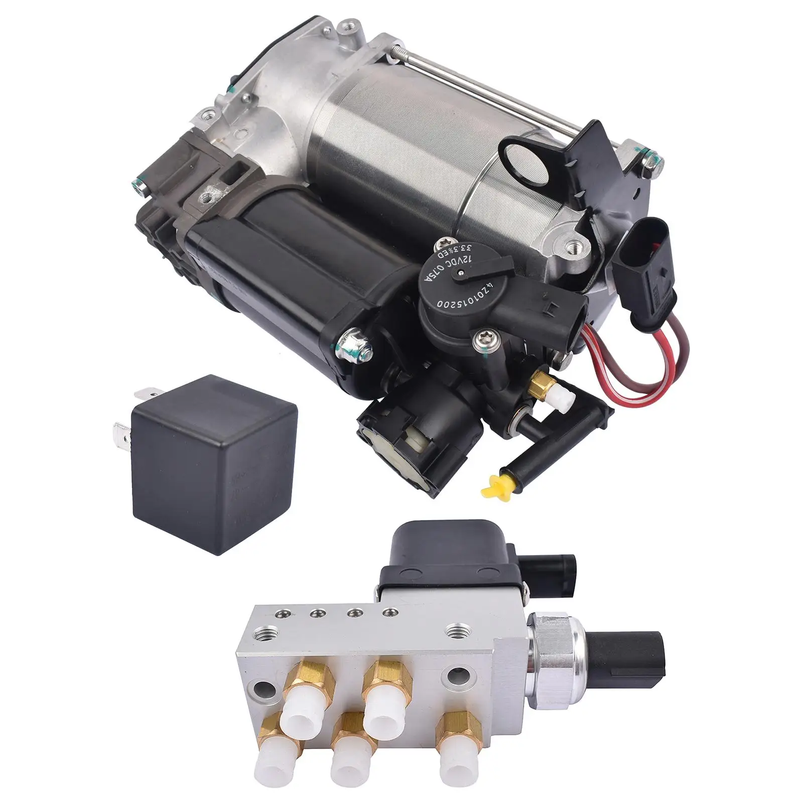 AP02 Air Suspension Compressor + Solenoid Valve For Mercedes W211 S211 E320 A2113200304, A 220 320 03 04