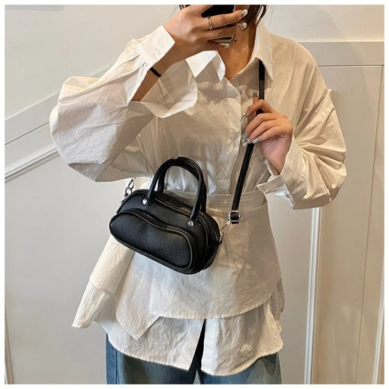 

Женская сумка через плечо из нубуковой кожи с модным винтажным паржевым винтажем, легкая, мягкая, повседневная, изысканный вид ​