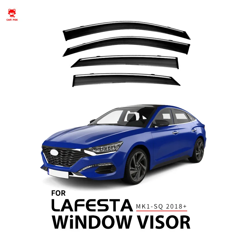 

For Lafesta Window visor Weather Shield Side Window Deflector Car windshield weather shield Car accessories