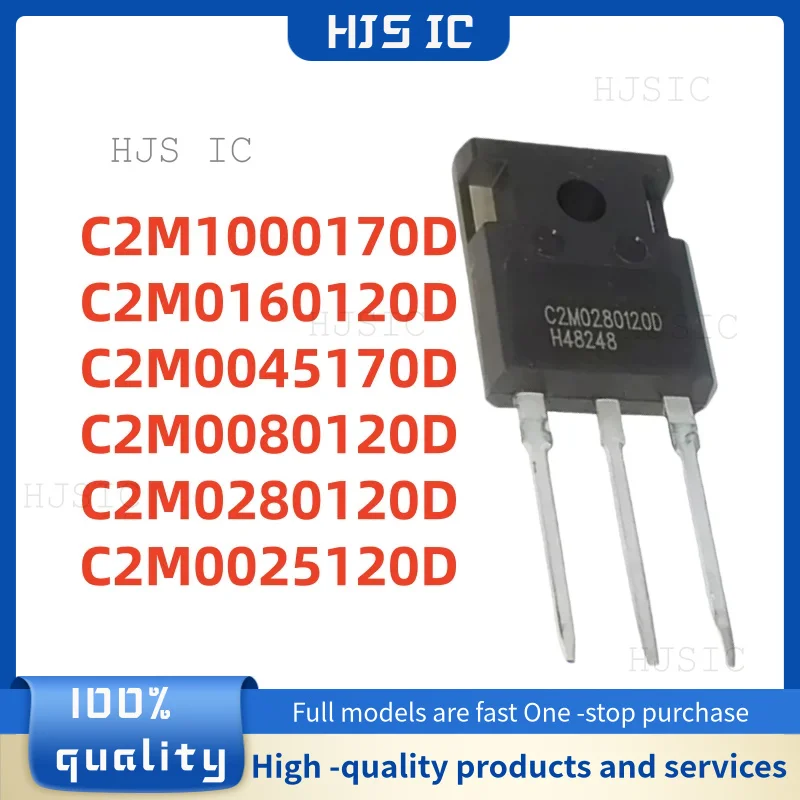 5Pcs 100% New C2M1000170D C2M1000170 C2M0160120D C2M0045170D TO247 C2M0080120D C2M0280120D C2M0025120D Best Quality In Stock