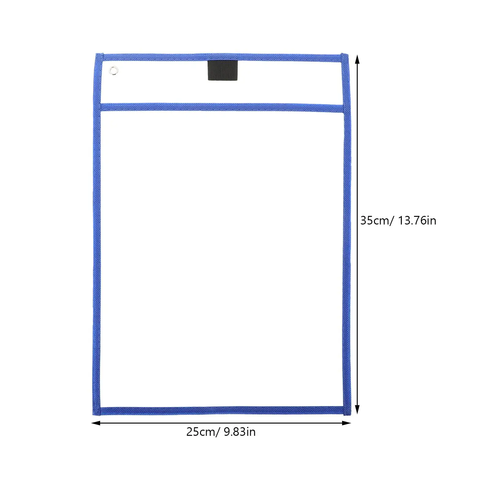 Rewritable Files Pocket Reusable Dry Erase Sleeve Daily Use Transparent Students Clear