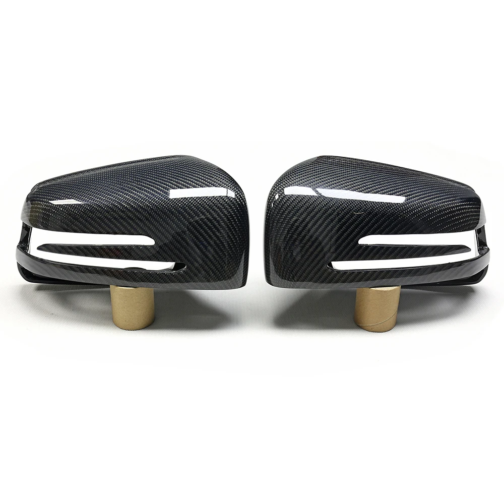 

ZAIQU Carbon Fiber Rear View Mirror Cover for W176 W204 C207 W221 X204 W117 W218 2013-2017 Replacement Style Mirro