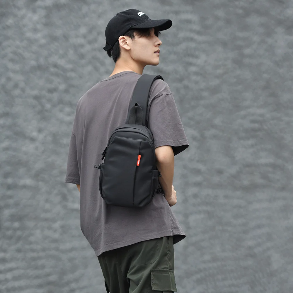 

Многофункциональная модная мужская нагрудная сумка на одно плечо. Многофункциональная сумка через плечо. Велосипедная сумка на одно плечо.