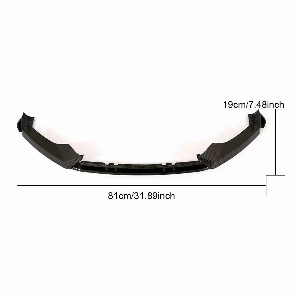 

High Quality 18-22 Car Bumper Separator Suitable for A-u-d-i TTRS Carbon Fiber Front Lip