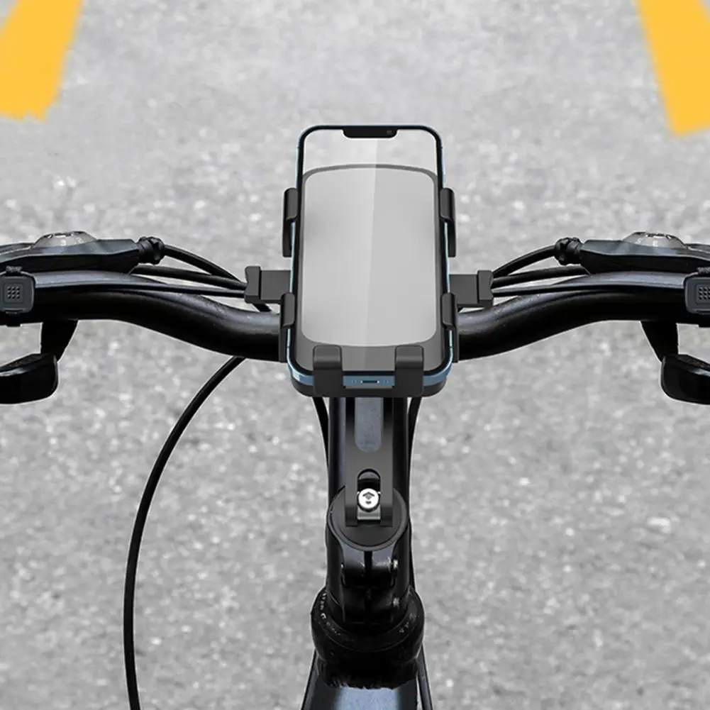 Phone Holder Bike Phone Mount High Stability Bike Phone Holder Anti-shake Mount for Simple Installation 360-degree Rotating