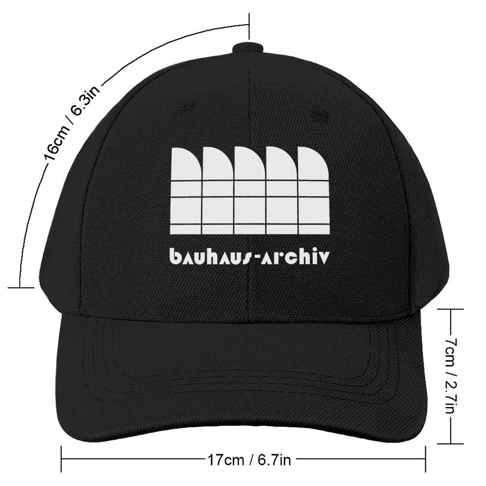 Walter Gropius - Bauhaus Archive Building Baseball Cap Hip Hop New Hat Trucker Hats For Men Women's