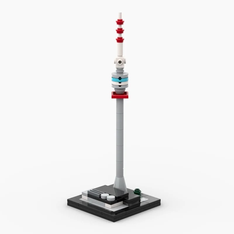 70 Uds. MOC Torre Danube de Viena arquitectura modelo de construcción bloques de regalo de Navidad Idea de arquitectura educación ladrillo juguete niños