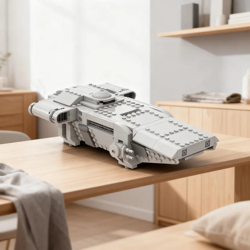 

410 деталей MOC: Штурмовой транспортный корабль Империи, модель звездной битвы, конструктор, подарок, креативный коллекционный декор для демонстрации