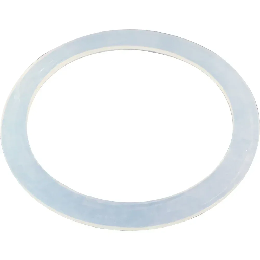 28-500mm White VMQ Slicone Rubber Flat Gasket Washer For Sight Glass diopter Homebrew