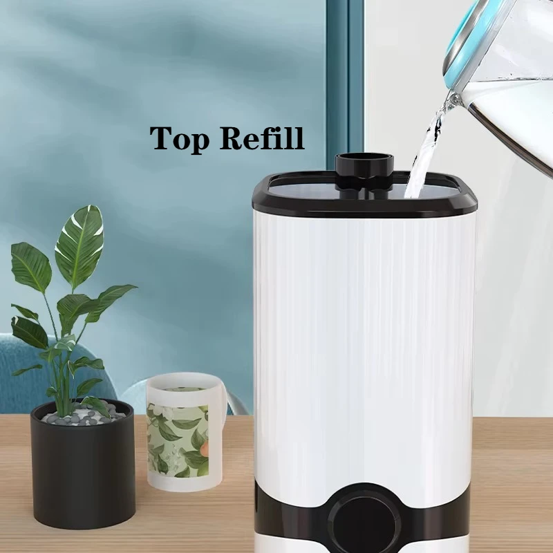 Electric 4L Top Refill Ultrasonic Humidifier Remote Control Low Noise LED Display aroma Diffuser Home Hotel Use Mist Maker