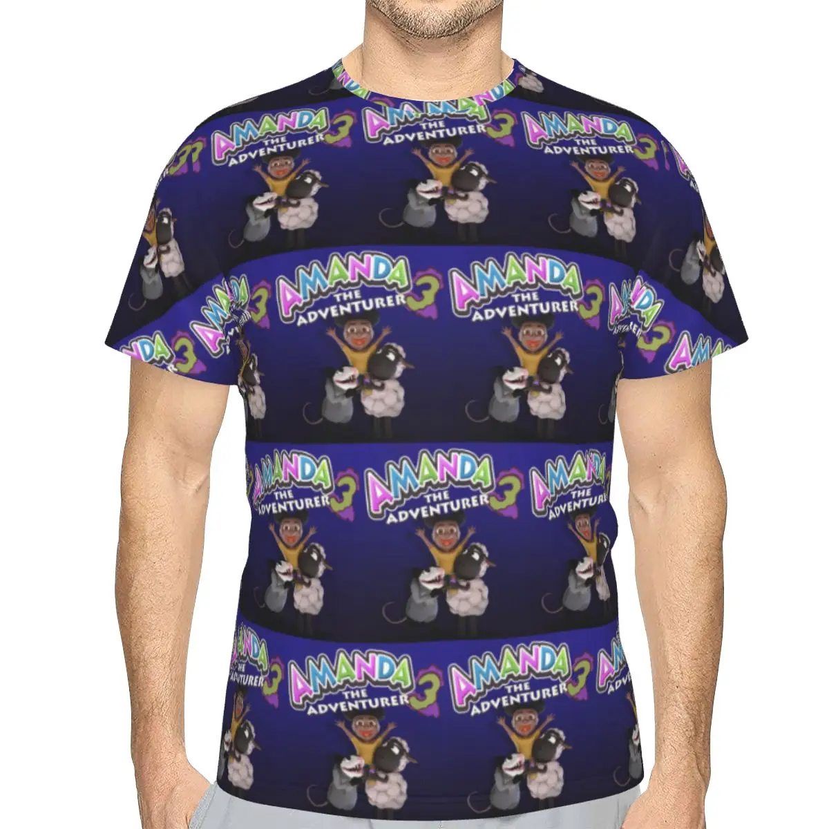 Amanda The Adventurer 100% Cotton T-Shirt Men'sFunny T Shirts Men Round Neck Short Sleeve