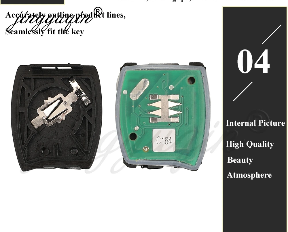 Jingyuqin 1/5 Stück N5F-S0084A 313,8 MHz Fernbedienungsschlüssel für Honda Civic 2006-2013, Stream, ODYSSEY, Acura RDX, MDX 2007-2013, ID46-Chip. – Detail 9