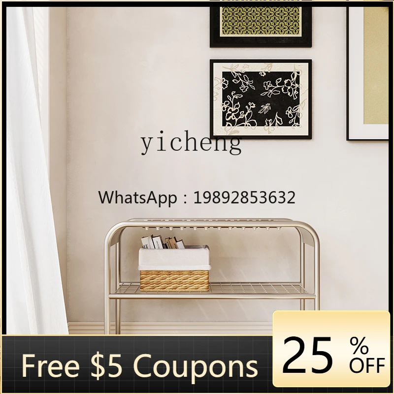 

J-3 medieval style shoe change stool household door entry seated shoe rack entry door wrought iron