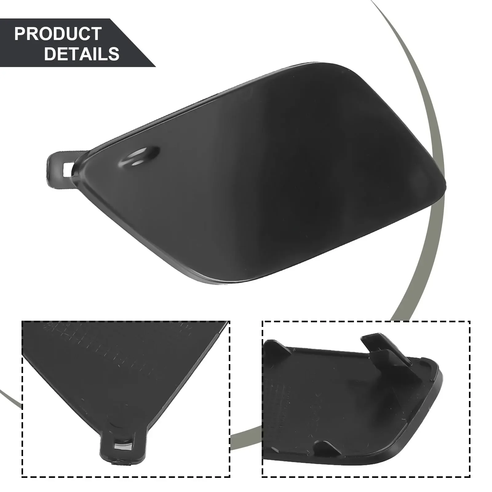 1pc Bumper Tow Hook Cover Eye Cap Trim Trailer Cover Cap 39814160 31283733 Front Tow Hook Eye Cover For Volvo V40 2012-2018