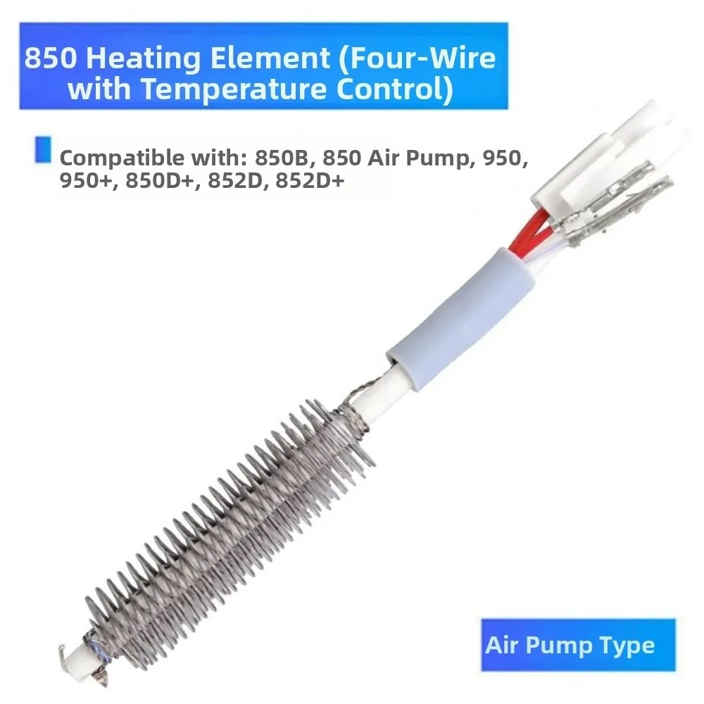 850 Heating Element Heat Core 500W 130mm Soldering Station 24V Hot Air Tool for 850B 950 950+ 850D+ 852D 850 Welding Rework Tool