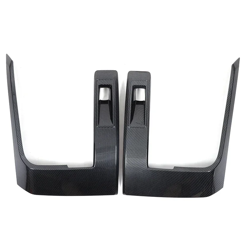 

ABS Carbon Fiber Car Front Head Light Lamp Eyebrow Trim Cover Car Accessories For Mitsubishi L200 2023-2024