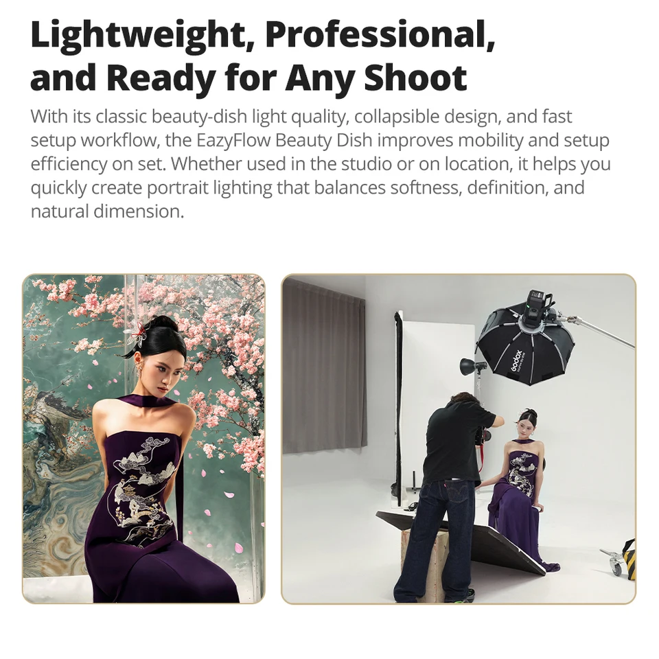 Godox EazyFlow Beauty Dish 65/ - Photography Lighting Beauty Dish incelemesi ve fiyatı
