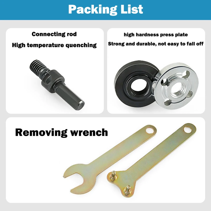 

10mm Electric Drill Conversion Angle Grinder Connecting Rod for Cutting Disc Polishing Wheel Installation Adapter Accessories