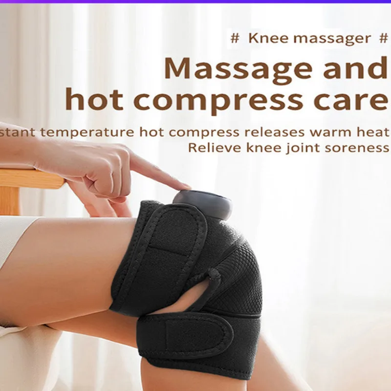 Knee Protection Massager Hot Compress Joint Protection Shoulder Vibration Pressed Massage Pad Pain Relief Muscle Relaxation