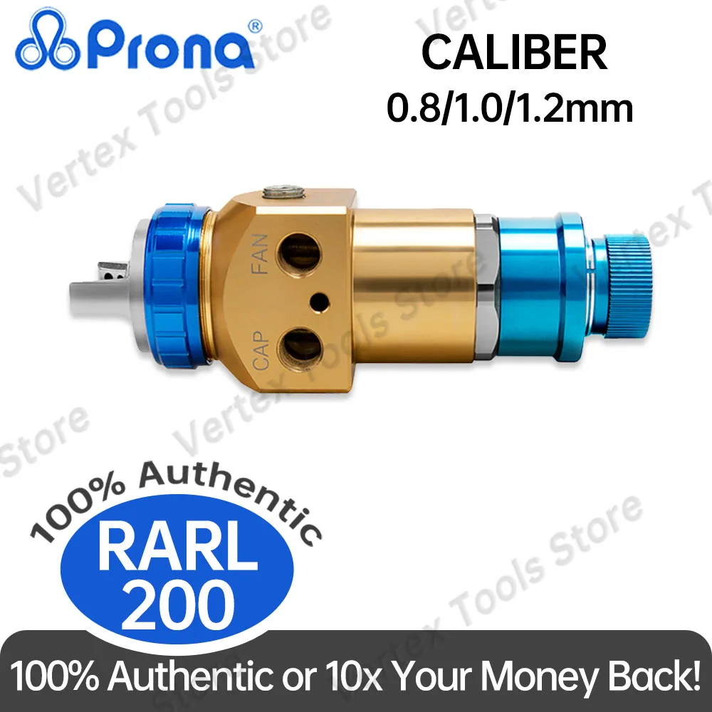 Prona RARL-200 Spray Gun Premium Pneumatic Airbrush For Car Body Sheet Metal Woodworking Finish Paint Industrial Coating Tool