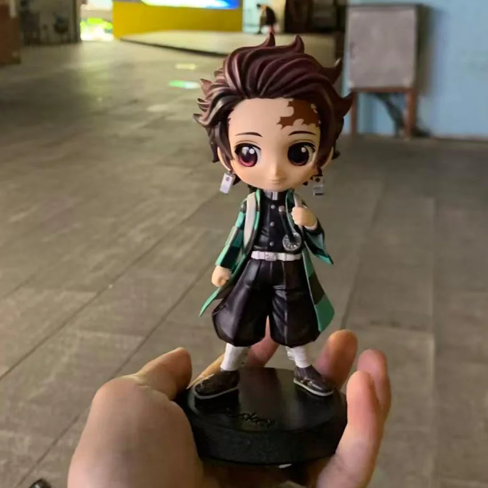 Demon Slayer Kimetsu No Yaiba - Set de 8 Mini Figuras de PVC Estilo Q Posket, Último Modelo, para Decoración de Escritorio