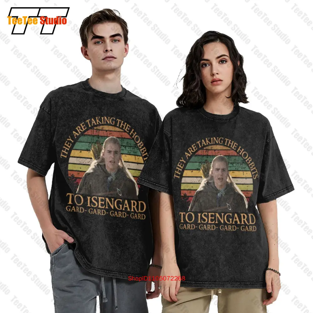 They Are Taking The Hobbits To Isengard Gard Vintage Vintage Oversized T-Shirt Tee II2A