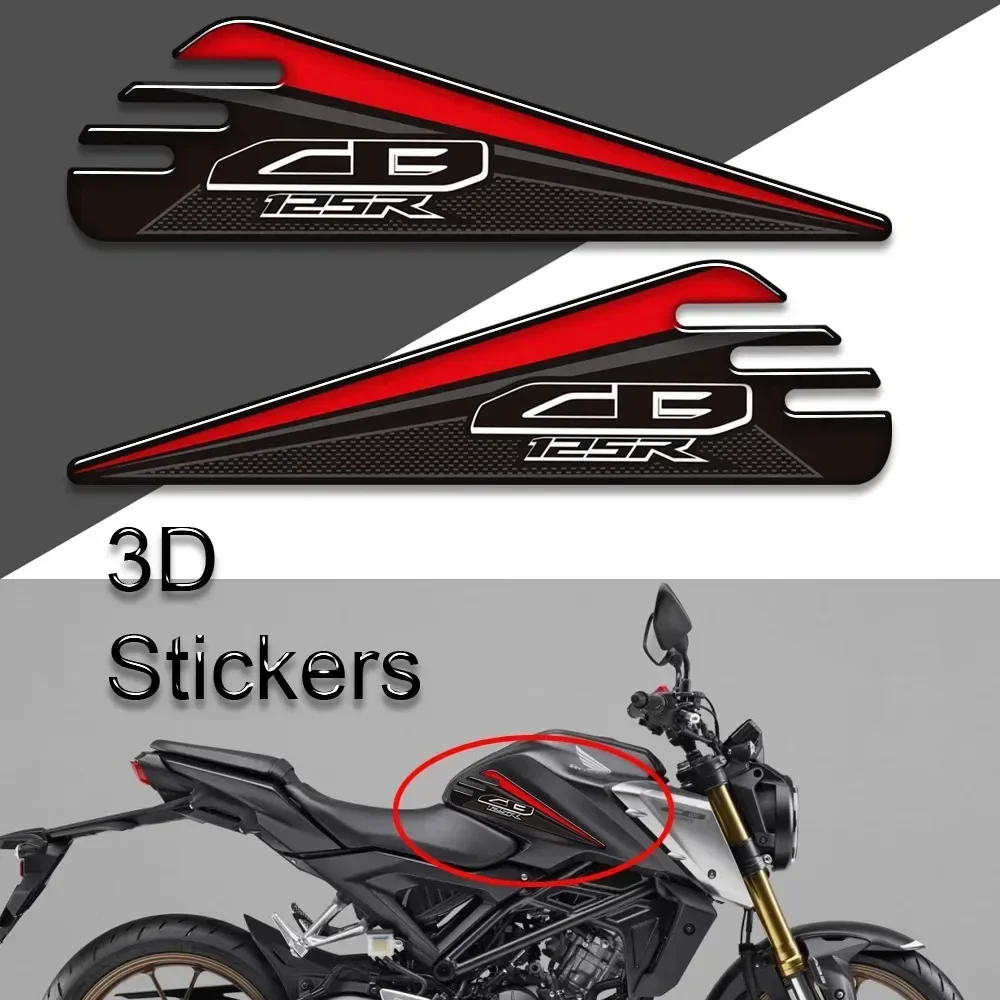 Empuñaduras laterales para motocicleta, pegatinas para tanque, Kit de combustible y Gas, Protector de rodilla para Honda CB125R, CB 125R, 125R, 2018, 2019, 2020, 2021, 2022