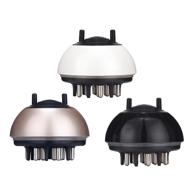 652C Scalp Applicator Comb Massager Multiple Functions Washable Oil Dispense Hairbrush Rolling Ball Design Liquid Comb