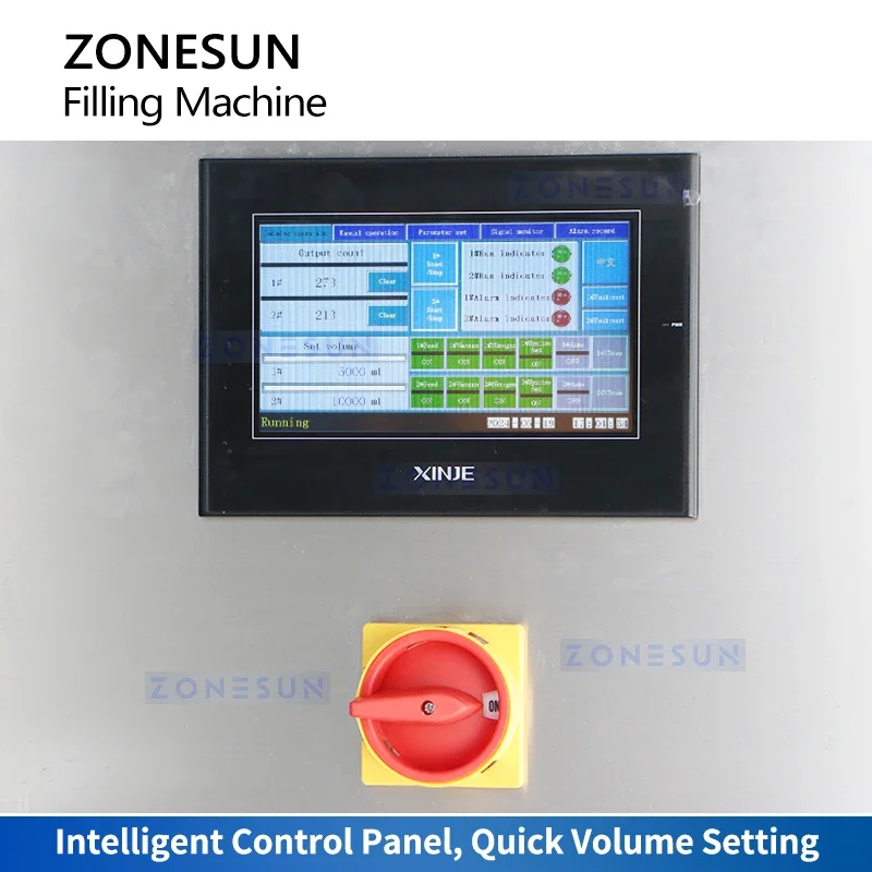 ZONESUN ZS-BIB01D BIB Filler Rubinetto Beccuccio Riempitrice per bevande Borsa per acqua in scatola Attrezzatura per l'imballaggio