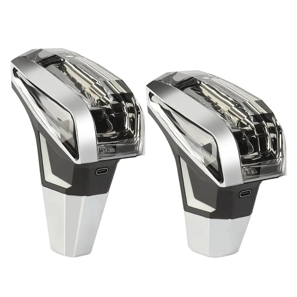 

Универсальная автомобильная ручка переключения передач 2025 для Toyota, Honda, современная автоматическая двойная автомобильная ручка переключения передач со светодиодным рычагом переключения передач