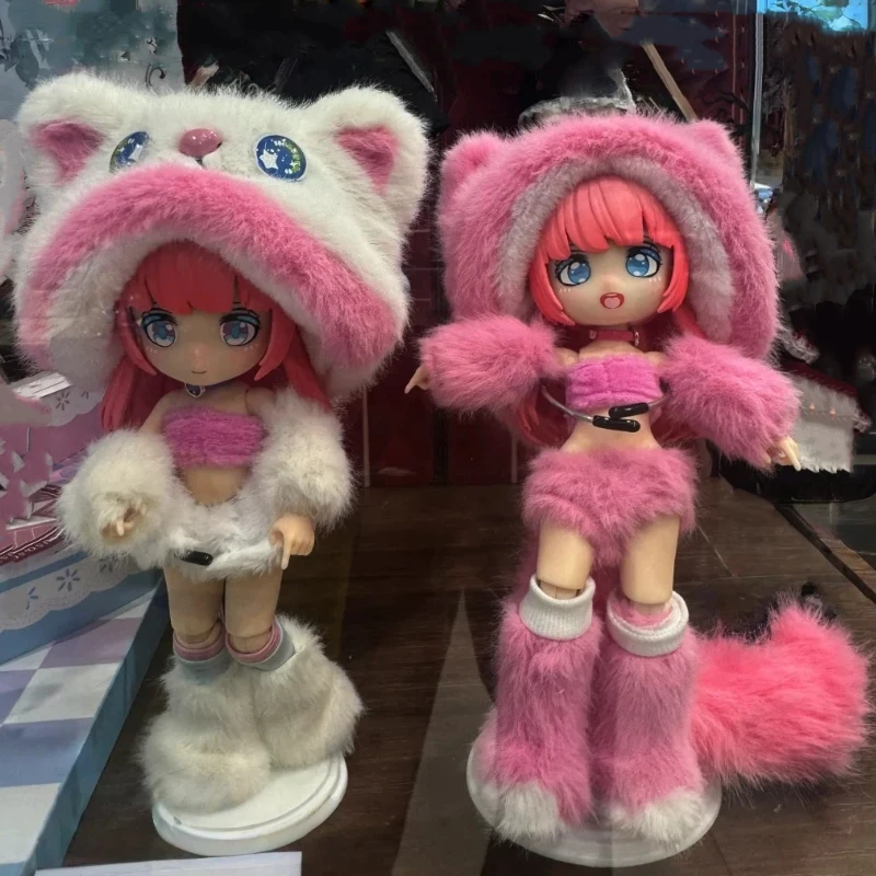 In Stock Cat Island Wonderland Series 1/12 Mjd Bjd Articulated Doll Blind Box Desktop Decor Surprise Mystery Box Birthday Gift