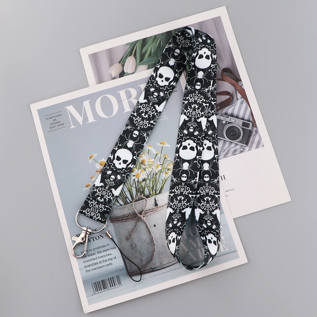 Skull Cell Phone Straps Vintage Halloween Lanyard Neck Strap Neck Strap Lanyards for Keys ID Card Gym Cell Phone Straps image 5
