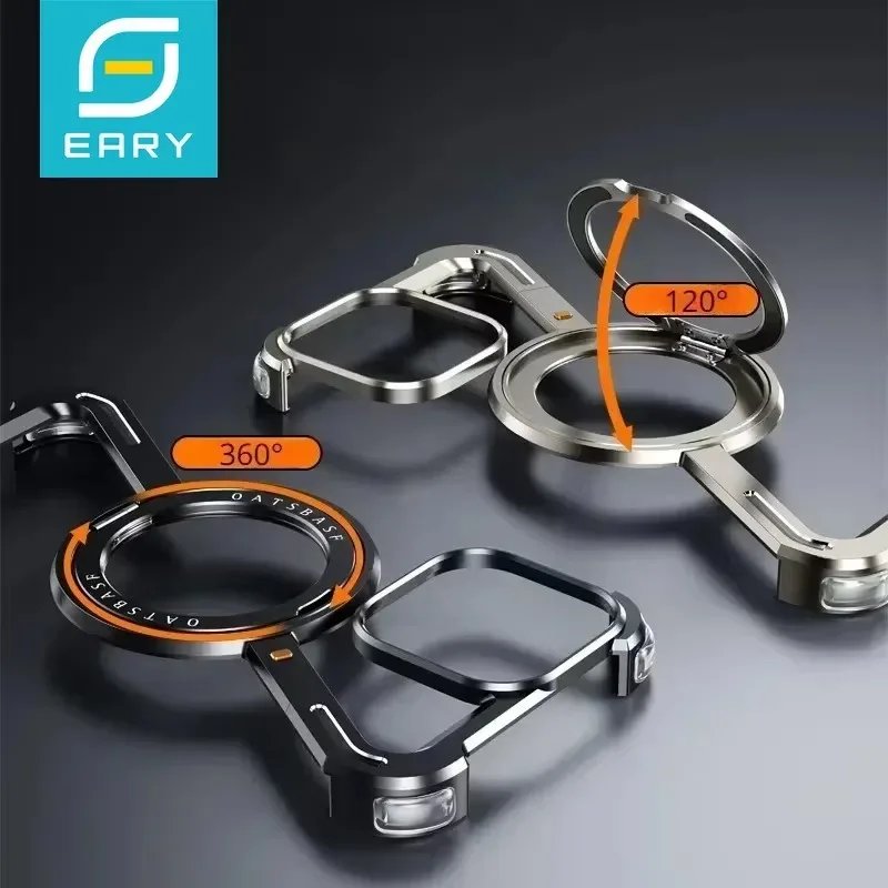 

Eary Z Shape for iPhone 16/15/14 Pro Max Frameless Phone Case Compatible with MagSafe Standard Protection Magnetic 13 Pro Cover