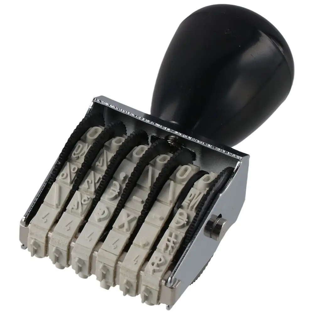 6 Digit Number Roller Stamps,Personalized Changeable Number Stamp for Office