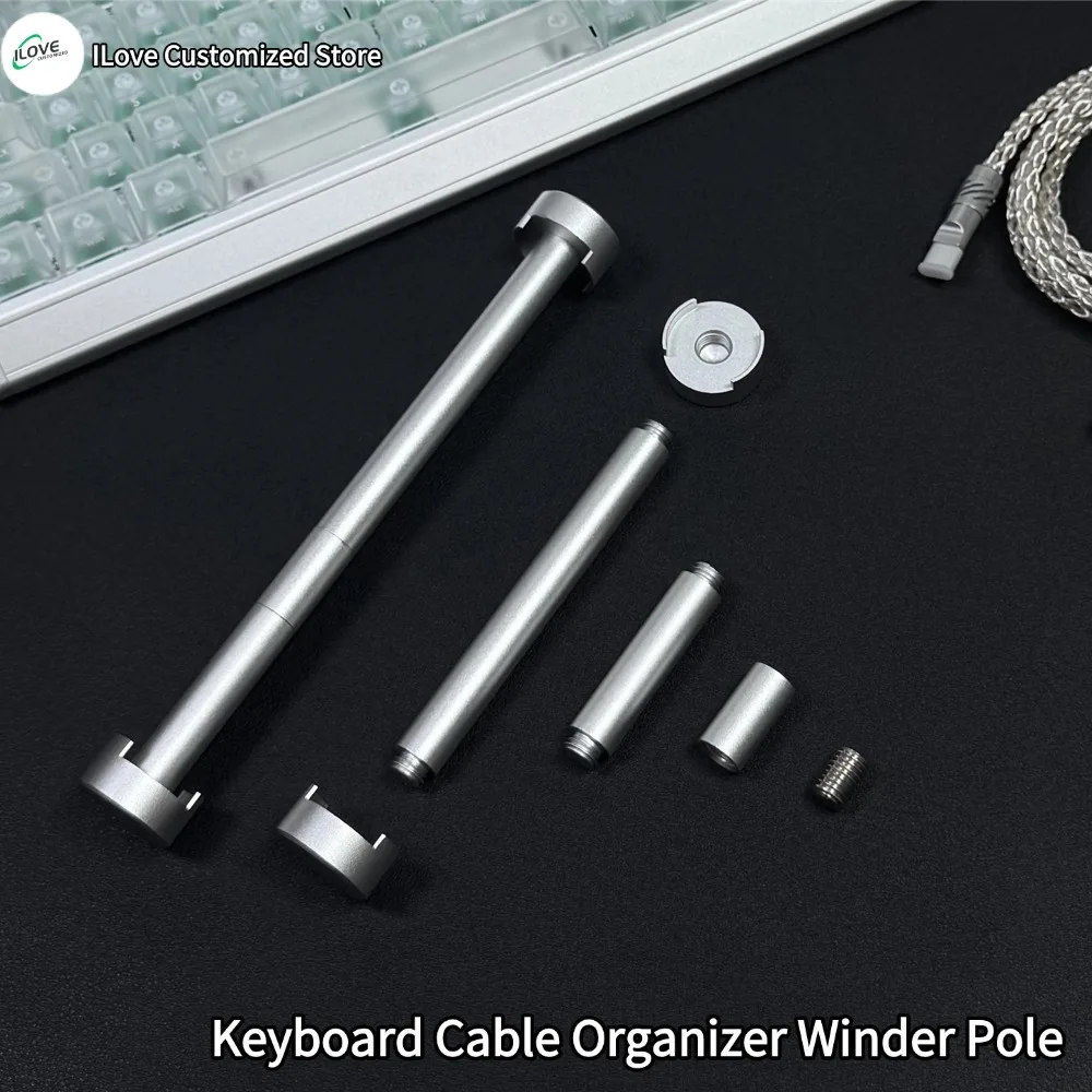 keyboard Cable Organizer Management keyboard Cable Winder Pole Aluminum Alloy keyboard Cable Wire Winder Cable Organizer