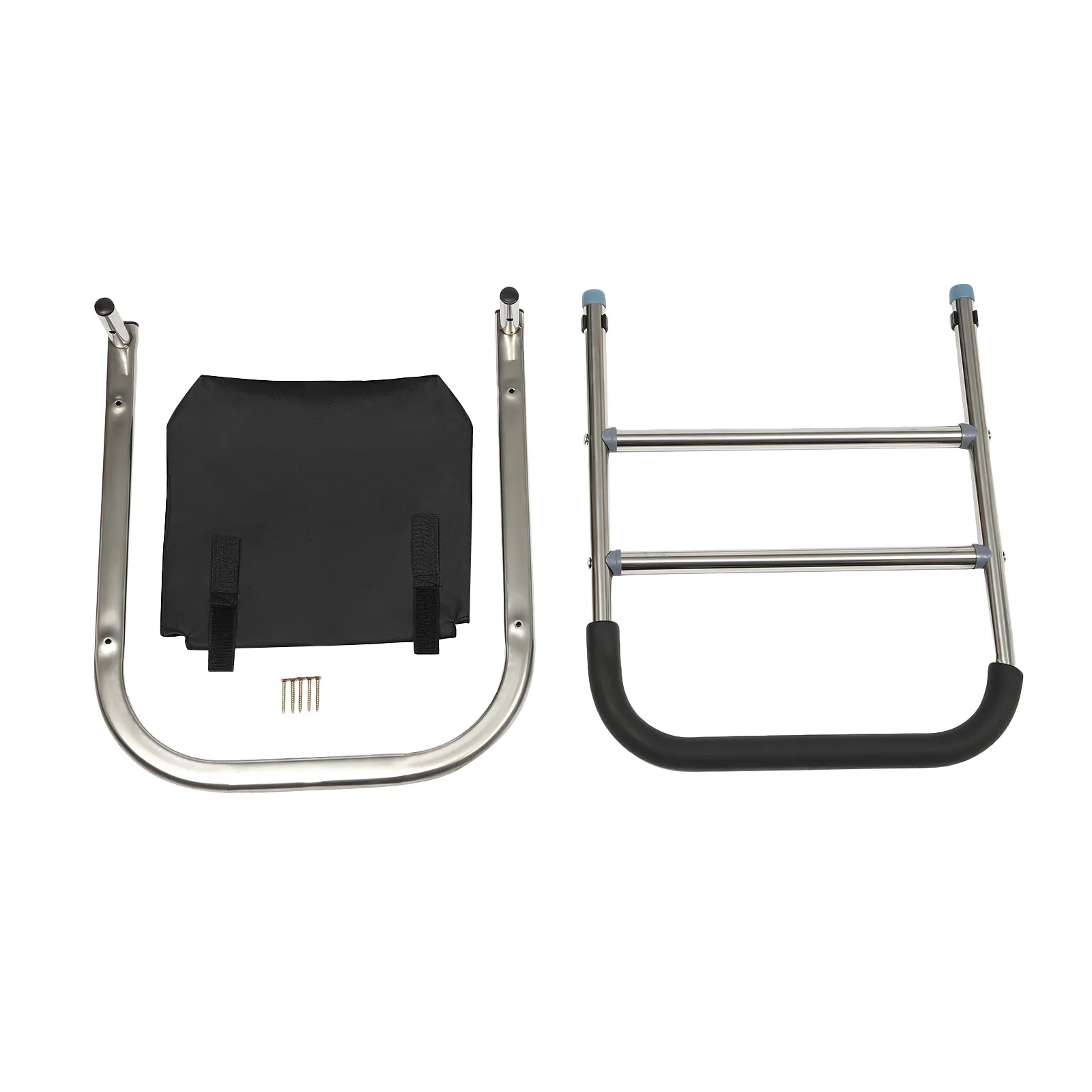 Bettgitter für ältere Erwachsene, Nachttisch-Fall, verhindert Haltegriff für ältere Bettunterstützung, passend für alle Bettes, Schwarz, Silber, L-förmig