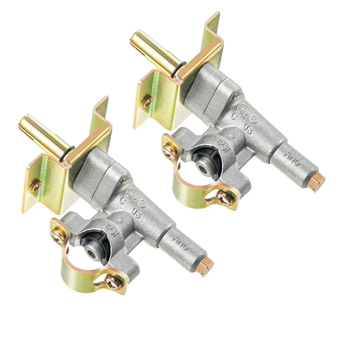 

2 Pack Griddle Burner Control Valve Compatible for Grill Griddle, Griddle Gas Valve Parts Replacement