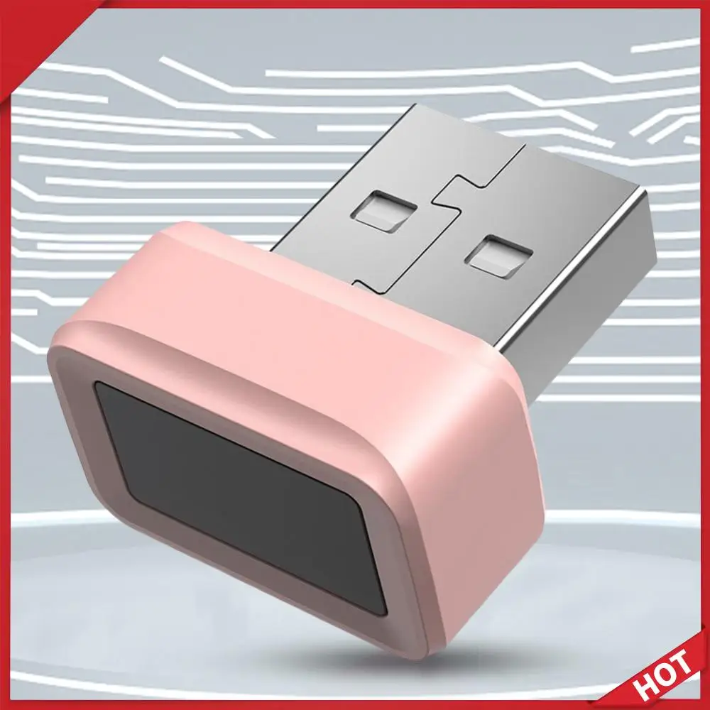 USB Fingerprint Key Reader Biometric Mini  Key Dongle Windows Hello FIDO U2F Speedy Matching  Key for PC Laptop