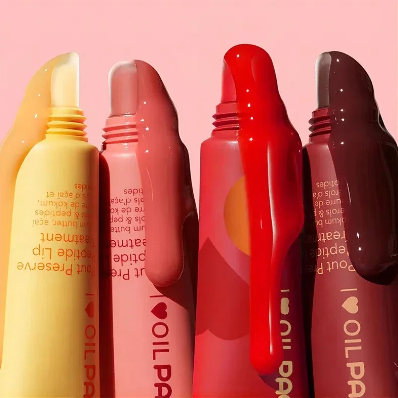 PAGE VINE Manteiga Lip Balm Hidratante Nutritivo Lip Gloss Hidratante Lip Plumping Hidratante Lip Gloss Peptídeo Lip Stain Maquiagem