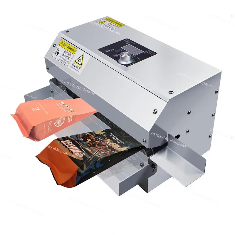 GLF-100 Commercial Continuous Sealing Machine Tea Bag Coffee Bag Aluminum Foil Bag Sealing Machine Printing Maximum Thickness 72