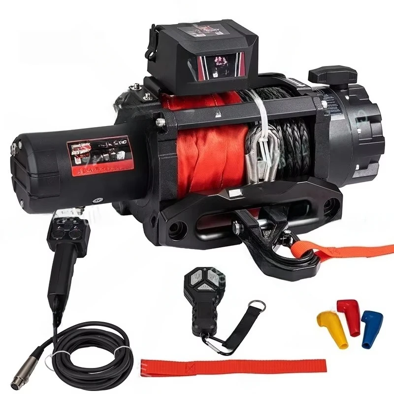 Applicable to Multifunctional Portable Winch for Self-rescue in Vehicle Small Electric Off-road Vehicle Simple Design Winches fo