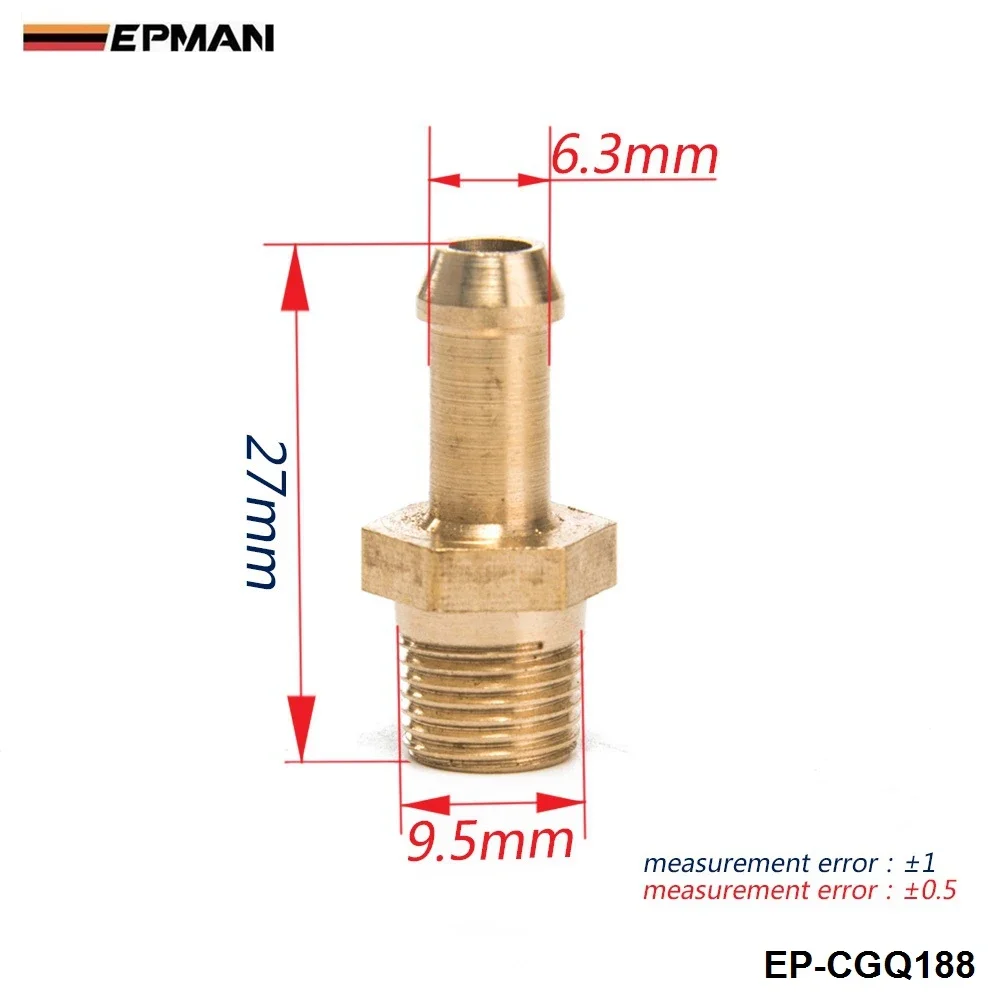 Turbocharger Compressor Brass Boost Nipple For T2 T25 T28 T3 T34 Turbo 1/8