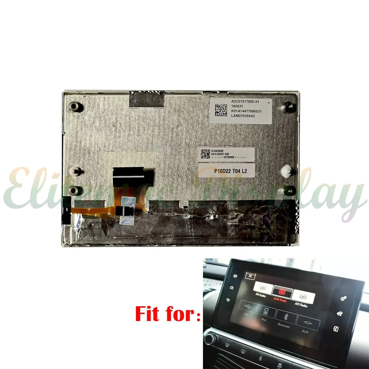 

7" LAM0703554C for Citroen C3 2012-2019 Head Unit Sat Navigation LCD Screen Display Repair Parts