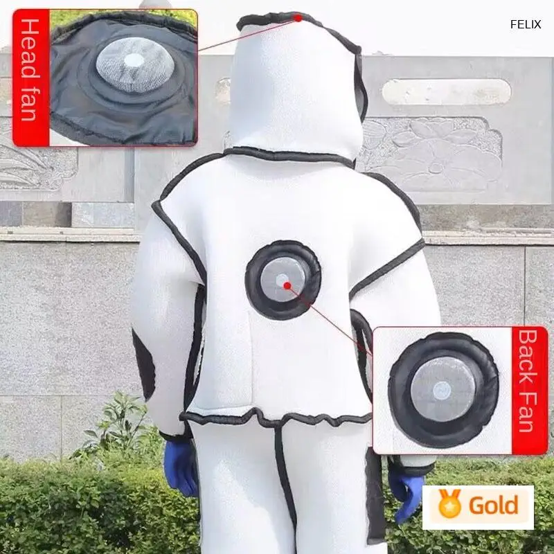 Ventilated Bee Suit Set with Dual Fans- Ultimate Bee Defense, Mosquito Resistant, Enhanced for Hive Inspection and Tree Climbing