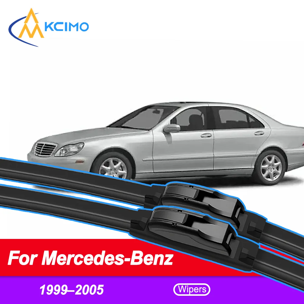 

2PCS HD Car Windscreen Wipers for Mercedes-Benz S-Class W220 1999-2005 Front Windshield Auto Wipers Blade Accessories 2005 2004