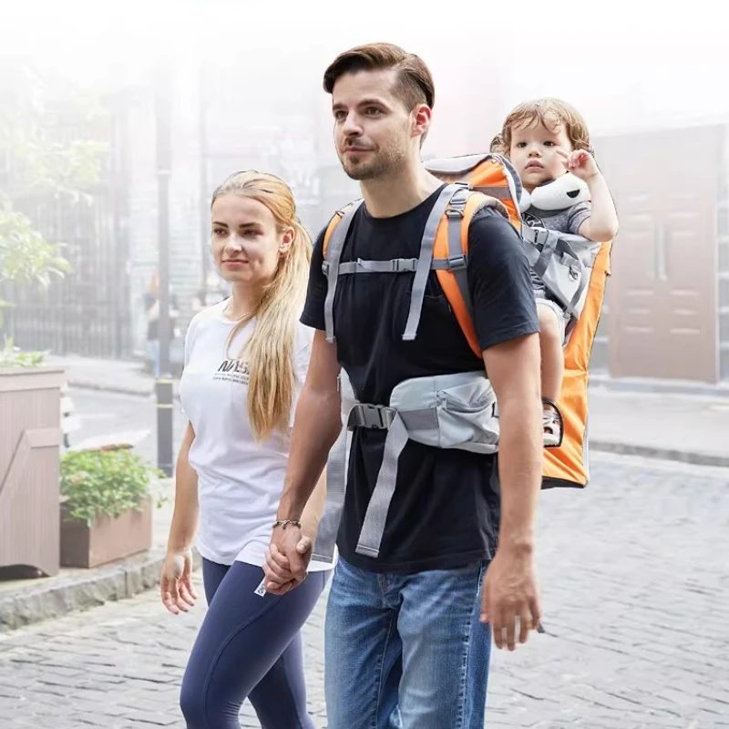 

Hiking Baby Carrier Backpack, Lightweight Child Carrier, Breathable Mesh Toddler Carrier for Outdoor Adventures,Ergonomic Design