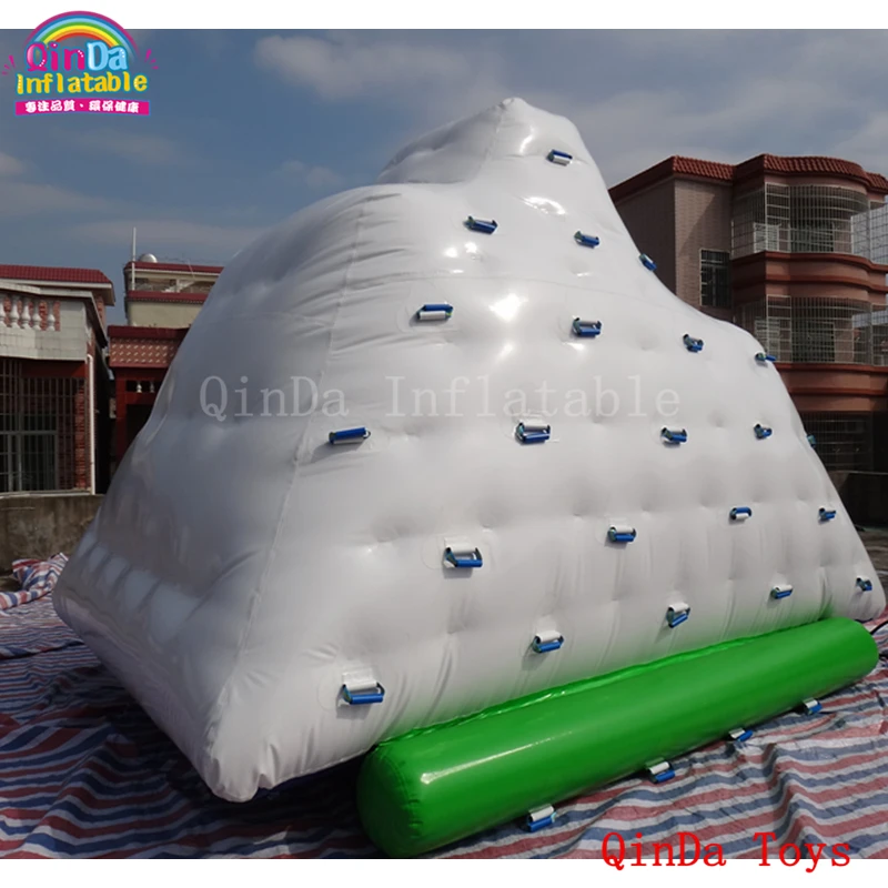 Funny Water Toy Inflatable Aqua Iceberg Climbing Island,3*2*2m Inflatable Floating Iceberg For Sale